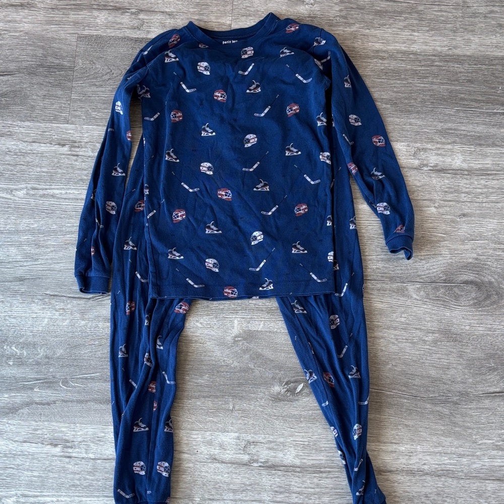 Petit Lem Navy Hockey Sleepwear